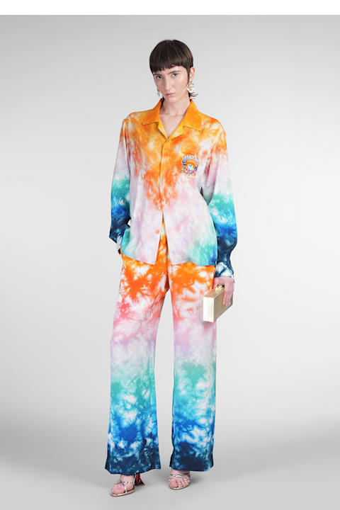 Casablanca Pants & Shorts for Women Casablanca Pants In Multicolor Silk