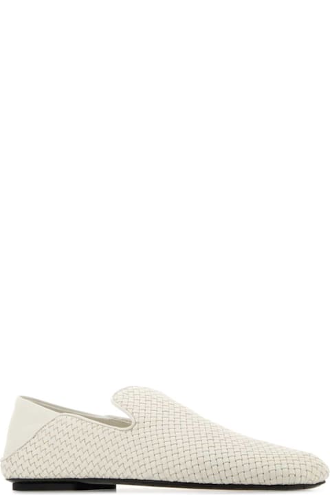 Bottega Veneta Shoes for Women Bottega Veneta Ivory Leather Adamo Slippers