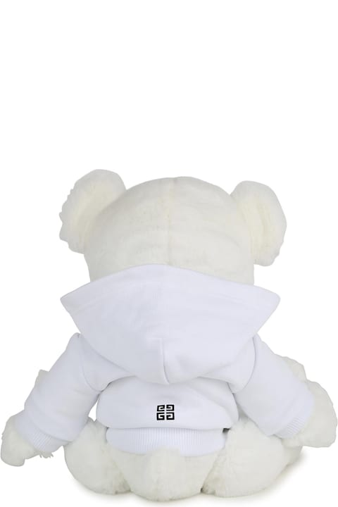 Givenchy Accessories & Gifts for Girls Givenchy White Givenchy Teddy Bear Plush