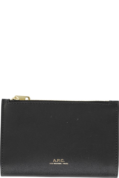 A.P.C. for Women A.P.C. Willy Logo Embossed Wallet