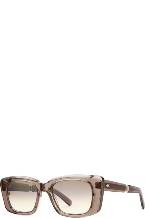 Mr. Leight Eyewear for Women Mr. Leight Carman S Rose Clay-12k White Gold Sunglasses