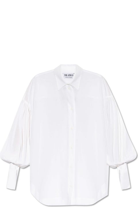 Topwear for Women The Attico Logo Embroidered Oversized Shirt