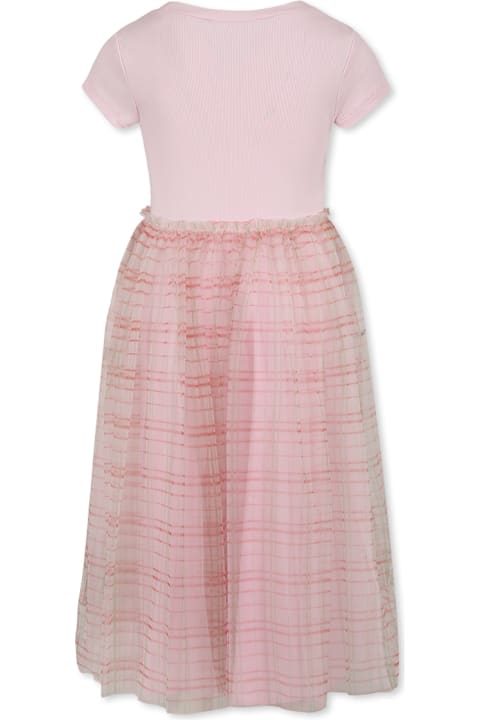 Homeware Marni Pink Dress For Girl With Logo