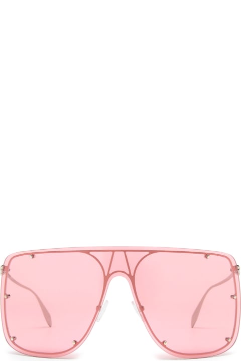 Alexander McQueen Eyewear Eyewear for Men Alexander McQueen Eyewear Am0313s Silver Sunglasses