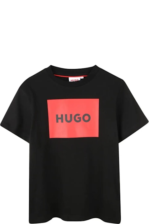 Hugo Boss for Kids Hugo Boss T-shirt Con Stampa