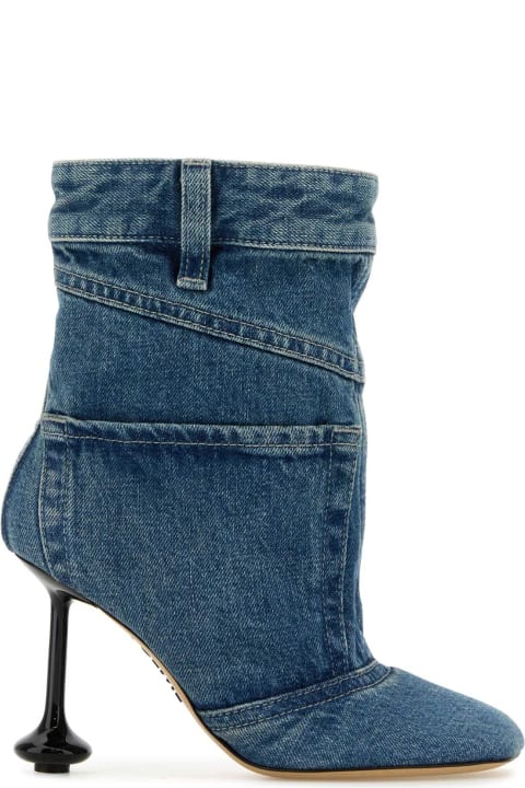 Fashion for Women Loewe Denim Toy Panta Ankle Boots