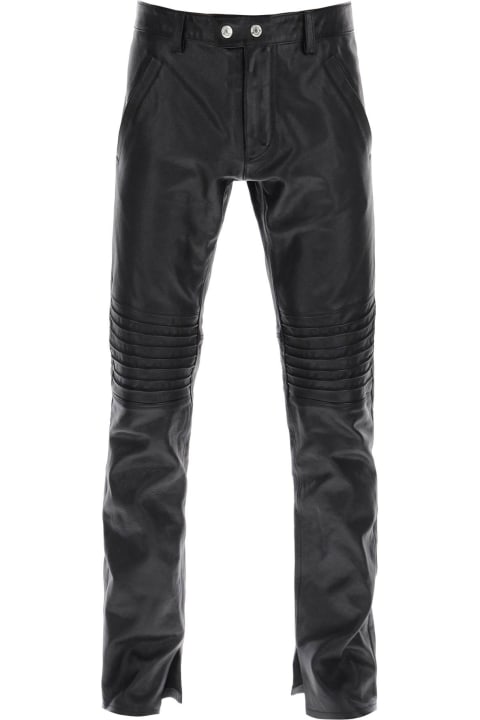 Fashion for Men Dsquared2 Rider Leather Pants