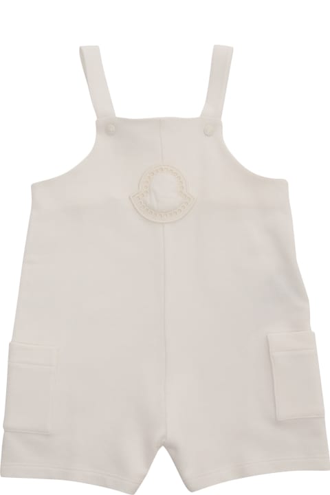 Moncler Accessories & Gifts for Baby Girls Moncler Cream-colored Jumpsuit