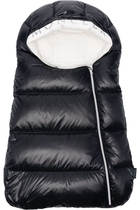 Moncler Accessories & Gifts for Baby Girls Moncler Navy Blue Sack Baby Unisex