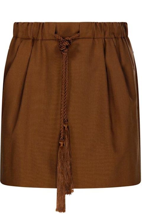 【送料&関税込】Ferragamo Camel Stretch Alpaca Blend Skirt Ferragamo Camel Stretch Alpaca Blend Skirt | italist, ALWAYS