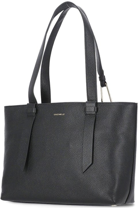 Homeware Coccinelle Malory Logo Stamp Medium Shoulder Bag