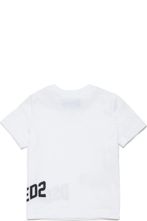 Topwear for Baby Girls Dsquared2 Dsquared2 T-shirts And Polos White