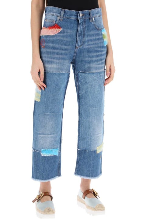 Marni Jeans for Women Marni Patchwork Straight-leg Jeans