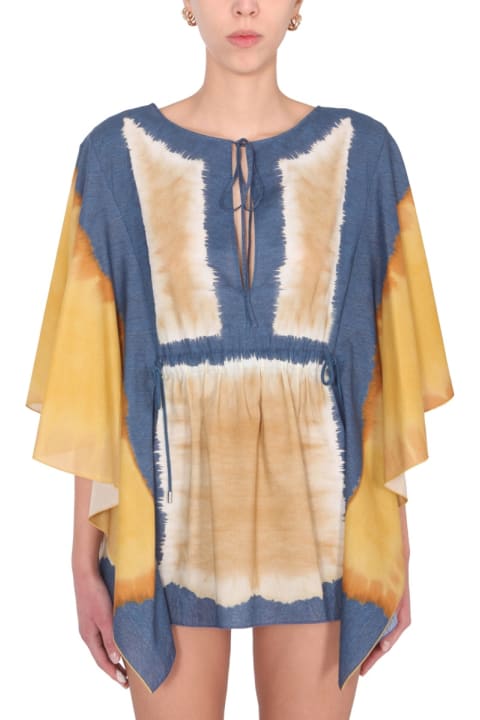 Homeware Alberta Ferretti Tie Dye Print Caftan