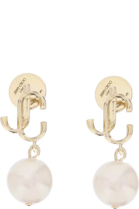 Jimmy Choo أقراط لـ السيدات Jimmy Choo Jc Pearl Earrings