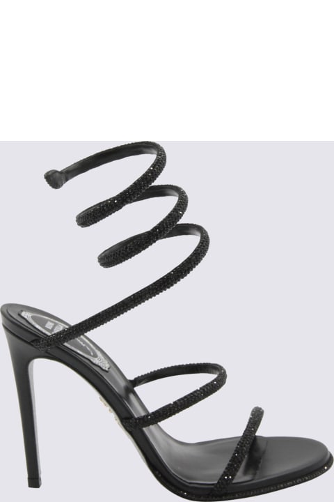Sale for Women René Caovilla Black Cleo Sandals