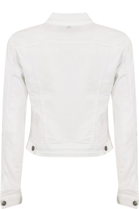 Dondup Coats & Jackets for Women Dondup White Denim Jacket