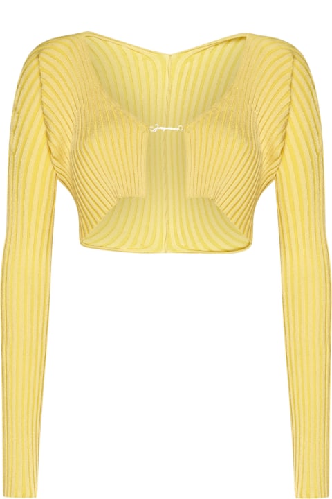 Sweaters for Women Jacquemus La Maille Pralu Micro Cardigan