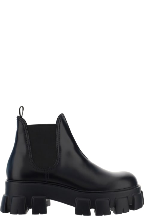 Shoes for Men Prada Ankle Boots
