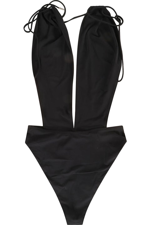 Saint Laurent Swimwear for Women Saint Laurent V-neck Sleeveless Jumpsuit