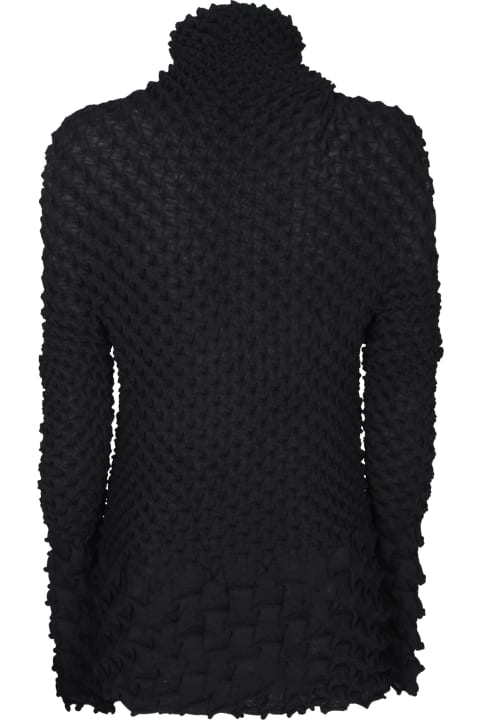 Wool Shell Black Pullover