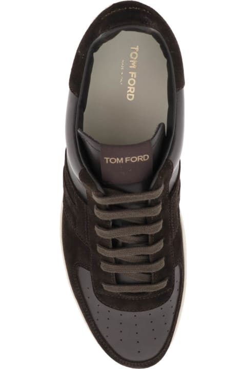 Tom Ford for Men Tom Ford Suede And Leather 'radcliffe' Sneakers