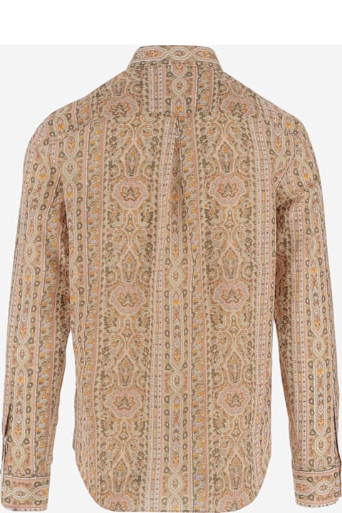 آخر صيحات الموضة من القسم الرجالي Valentino Garavani Cotton Shirt With Graphic Pattern