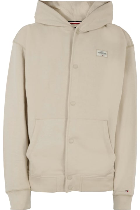 Homeware Tommy Hilfiger Beige Sweatshirt For Kids With Logo