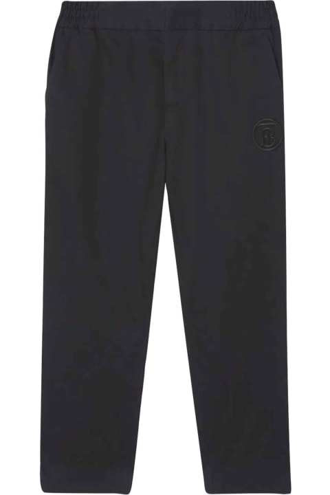Burberry for Kids Burberry Black Trousers Boy