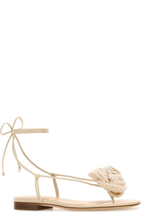 Magda Butrym Ivory Leather Sandals