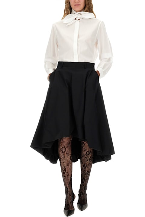 Moschino for Kids Moschino Cotton Poplin Skirt