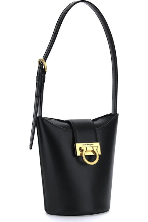 Ferragamo لـ Women Ferragamo Trifolio Bucket Bag