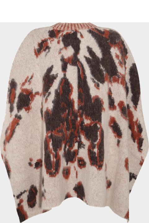 Stella McCartney Sweaters for Women Stella McCartney Multicolour Virgin Wool And Wool Blend Cape