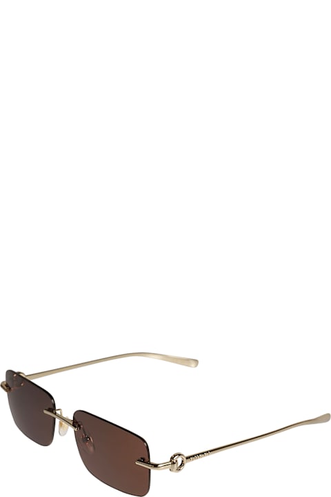 Homeware Gucci Eyewear Rimless Square Sunglasses