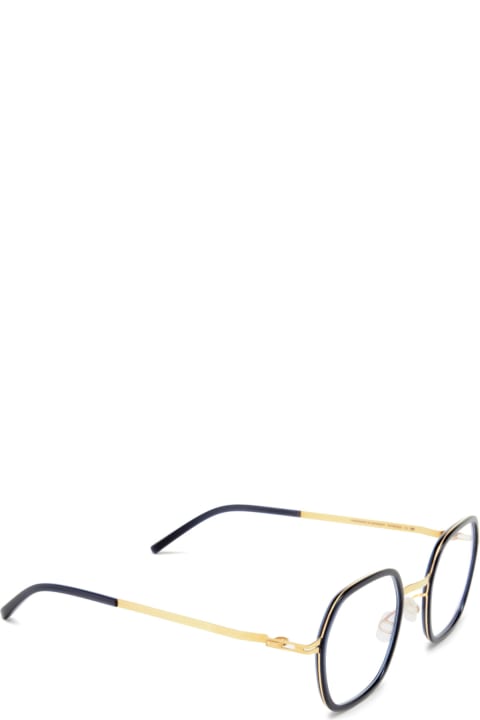 Ven A76-glossy Gold/milky Indigo Glasses