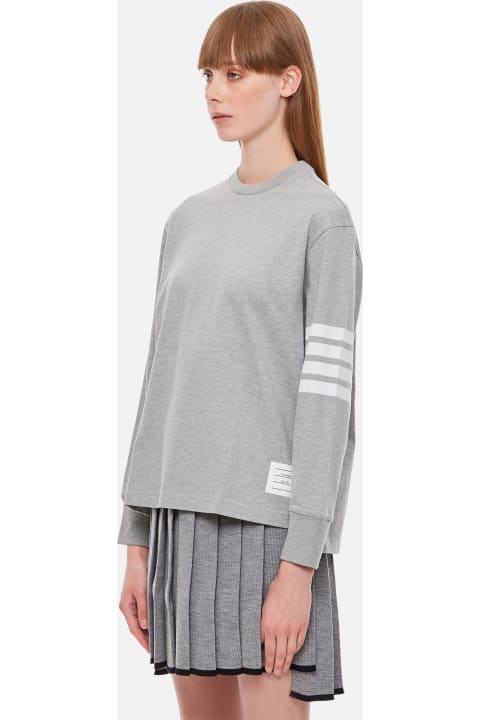 Fashion for Women Thom Browne Long Sleeve Rugby T-shirt