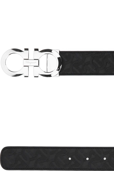 Ferragamo Belts for Women Ferragamo Black Leather Reversible Belt