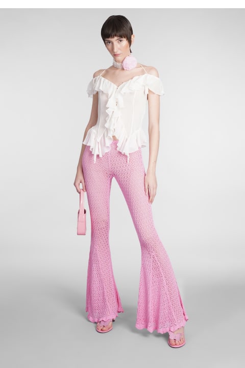 Fashion for Women Blumarine Topwear In Rose-pink Viscose