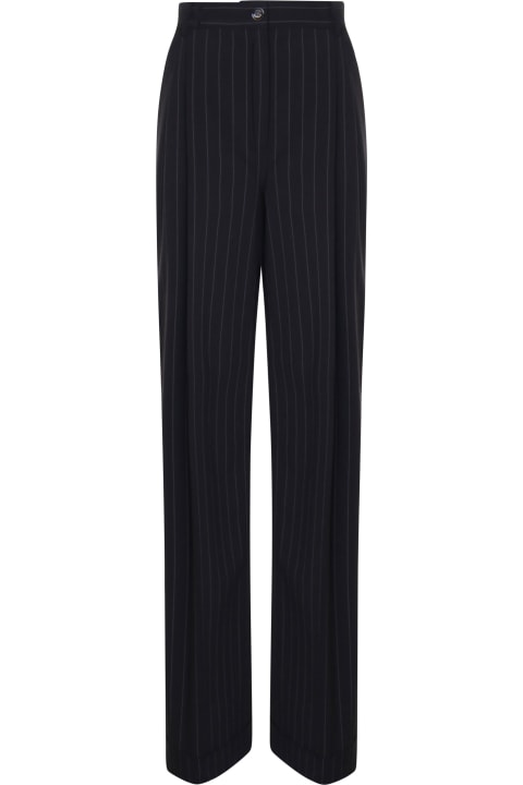 Homeware Dolce & Gabbana Flared Pinstriped Pants