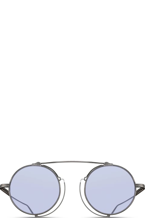 Matsuda for Kids Matsuda M3154 - Antique Silver / Cafe Blue Sunglasses