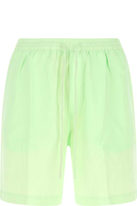 Nanushka Pants for Men Nanushka Pastel Green Modal Blend Bermuda Shorts
