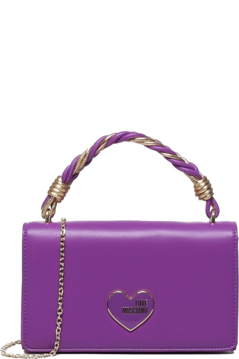 Fashion for Women Love Moschino Handheld Handbag With Chain Shoulder Strap