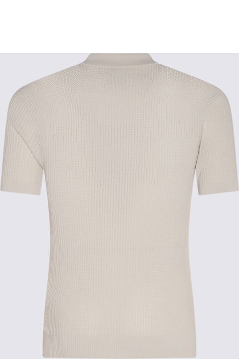 Homeware Eleventy Camel Cotton Polo Shirt