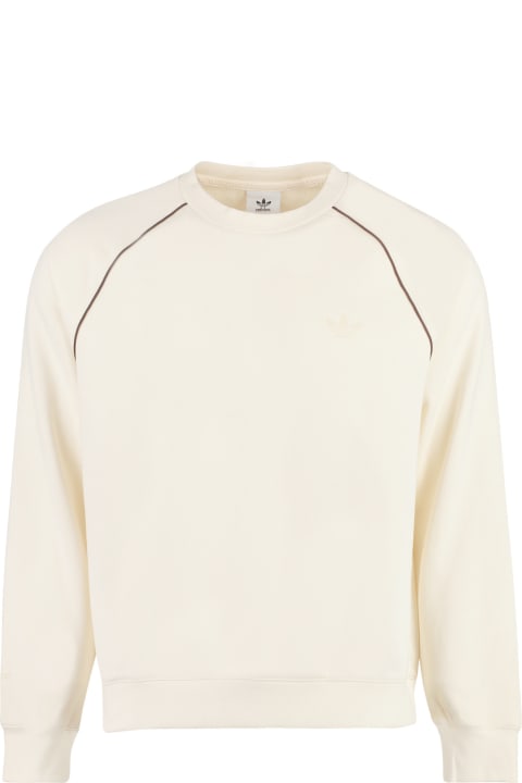 Adidas Fleeces & Tracksuits for Men Adidas Adidas Originals By Wales Bonner - Cotton Crew-neck Sweatshirt