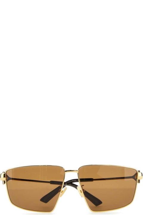 Accessories for Women Bottega Veneta Gold Metal Sunglasses