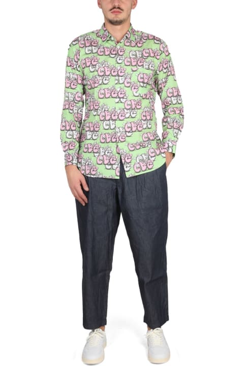 Homeware Comme des Garçons Shirt Shirt With Print X Kaws