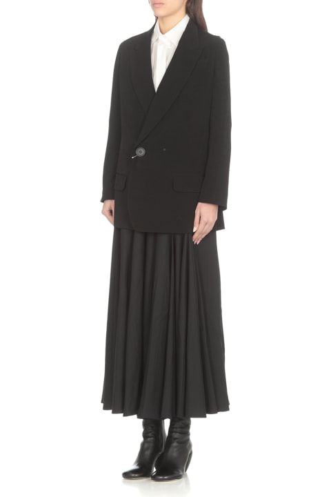 Yohji Yamamoto Coats & Jackets for Women Yohji Yamamoto Satin Blazer