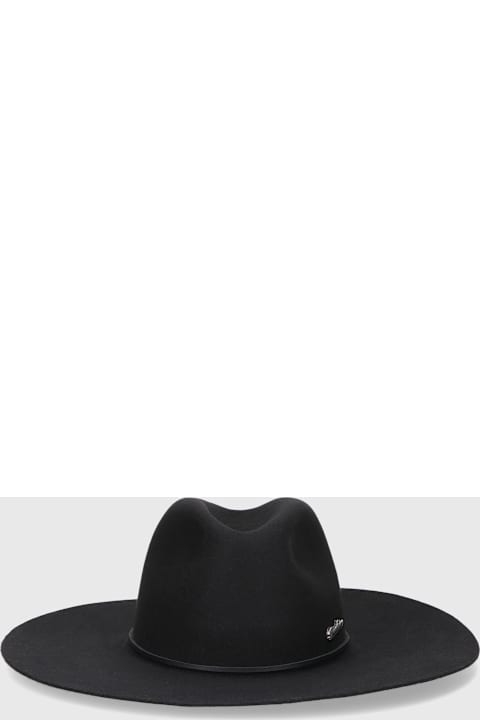 أدوات منزلية Borsalino Heath Alessandria Brushed Felt With Leather Hatband