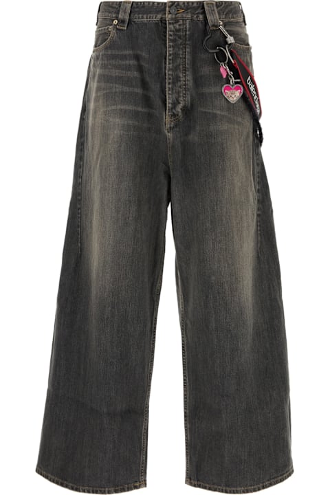 Balenciaga for Kids Balenciaga Charms Baggy Pants