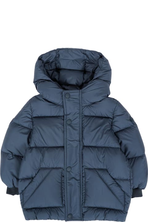 أدوات منزلية Colmar Blue Down Jacket For Babykids With Logo